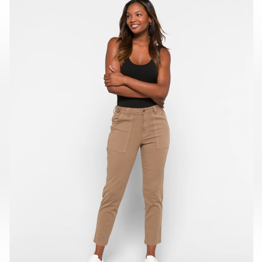 High Rise Utility Straight Leg Pant
